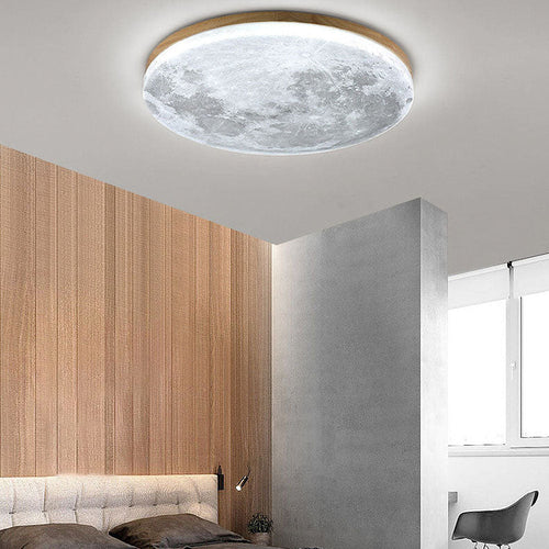 Moderne Maan-Inspiratie Plafondlamp – Elegante Sfeerverlichting voor Huis