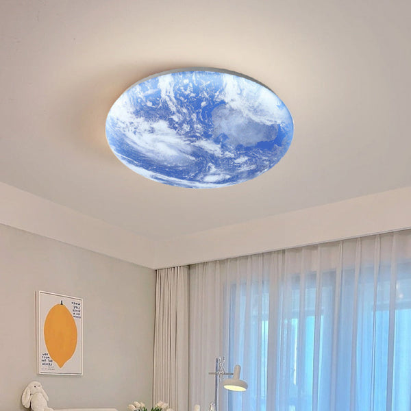 Moderne Maan-Inspiratie Plafondlamp – Elegante Sfeerverlichting voor Huis