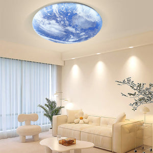Moderne Maan-Inspiratie Plafondlamp – Elegante Sfeerverlichting voor Huis