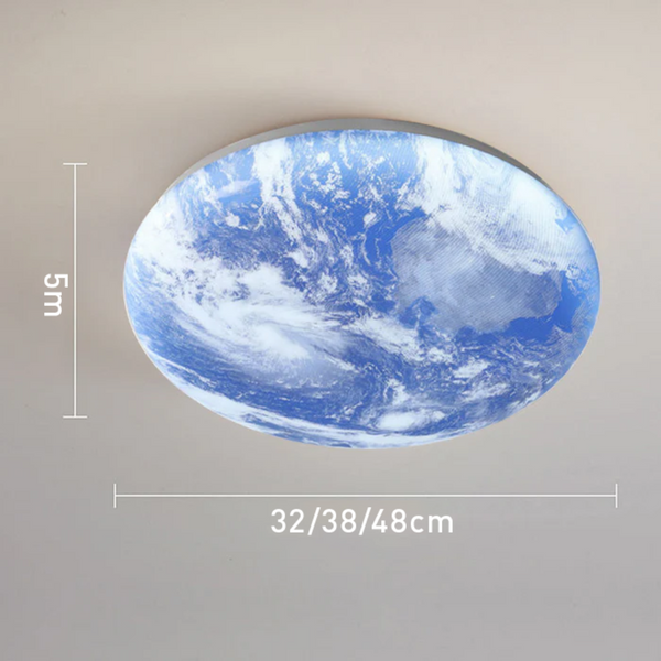Moderne Maan-Inspiratie Plafondlamp – Elegante Sfeerverlichting voor Huis