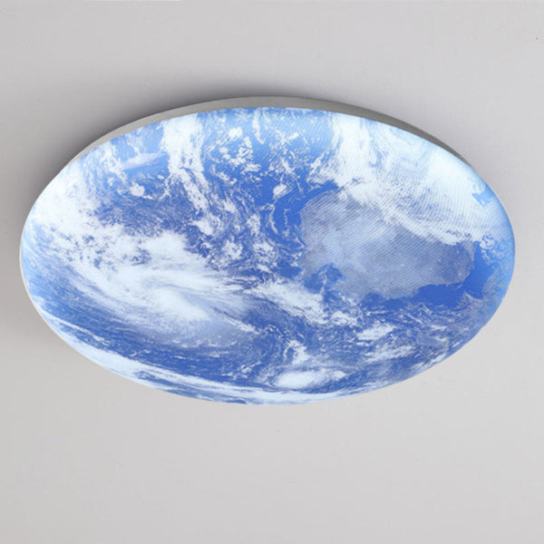 Moderne Maan-Inspiratie Plafondlamp – Elegante Sfeerverlichting voor Huis