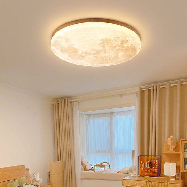 Moderne Maan-Inspiratie Plafondlamp – Elegante Sfeerverlichting voor Huis