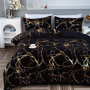 Dekbedovertrek met Marmer Design Luxe Beddengoed voor een Stijlvolle Slaapkamer