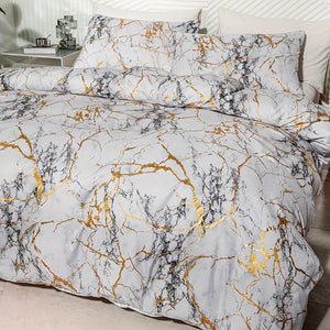 Dekbedovertrek met Marmer Design Luxe Beddengoed voor een Stijlvolle Slaapkamer