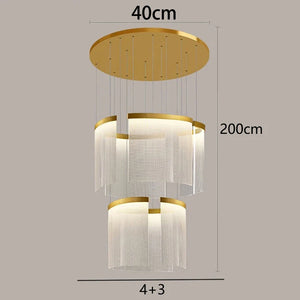 Célano Moderne Design Hanglamp – Grote LED Hanglamp voor Woonkamer en Eetkamer