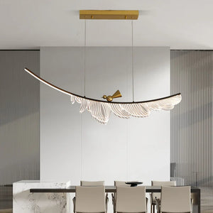 Arionel Moderne Metalen Hanglamp – Witte LED Designlamp voor Eetkamer & Woonkamer
