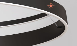 Nordic Spiraal Kroonluchter – Moderne LED Hanglamp met Dimbare Verlichting