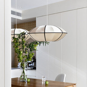 Elegante Hanglamp in Japanse Stijl van Zijde – Luxe Verlichting voor Thuis