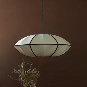 Elegante Hanglamp in Japanse Stijl van Zijde – Luxe Verlichting voor Thuis