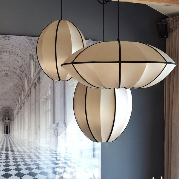 Elegante Hanglamp in Japanse Stijl van Zijde – Luxe Verlichting voor Thuis