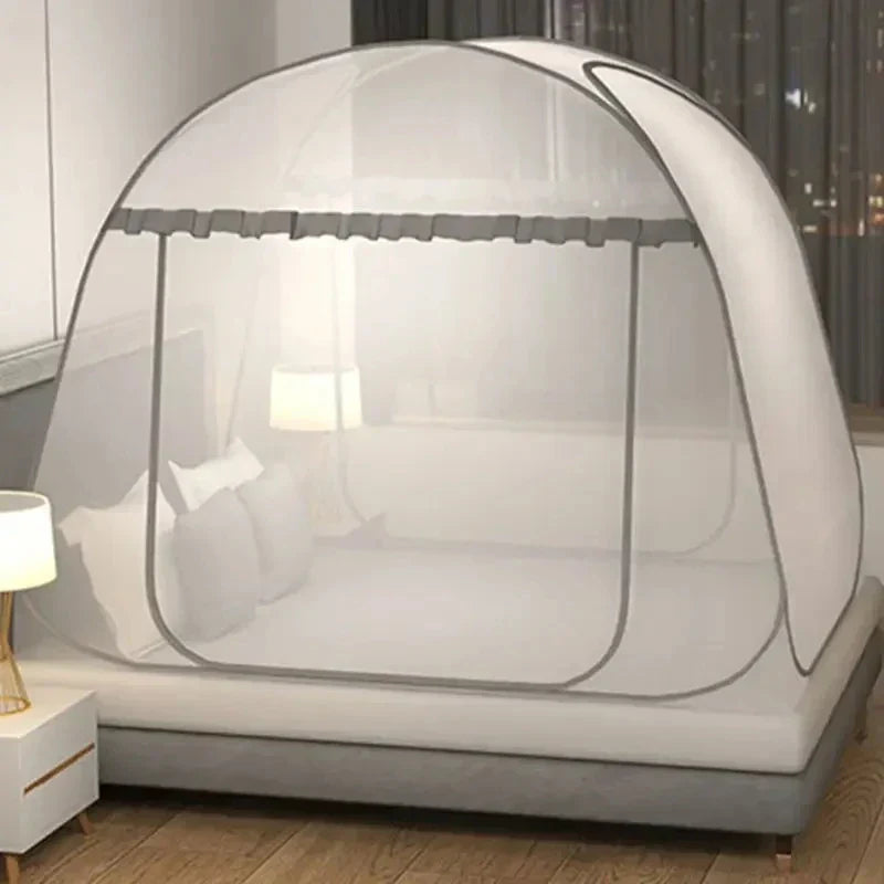 Pop-up Klamboe Tent voor 2 Personen – 200x180 cm met Opbergtas – Binnen & Buiten