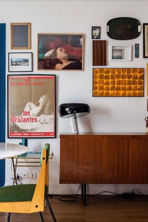 Marmeren Tafellamp met Elegante Stenen Voet – Moderne Woonkamer & Slaapkamer Verlichting