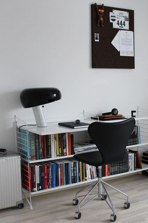 Marmeren Tafellamp met Elegante Stenen Voet – Moderne Woonkamer & Slaapkamer Verlichting