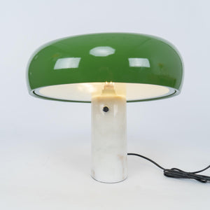Marmeren Tafellamp met Elegante Stenen Voet – Moderne Woonkamer & Slaapkamer Verlichting