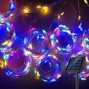 Waterdichte Zonne-energie LED Gordijnverlichting Buiten – 3x2m Sfeervolle Tuinlampen