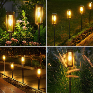 Solar Fakkel Tuinpadverlichting – Decoratieve Buiten LED Lamp