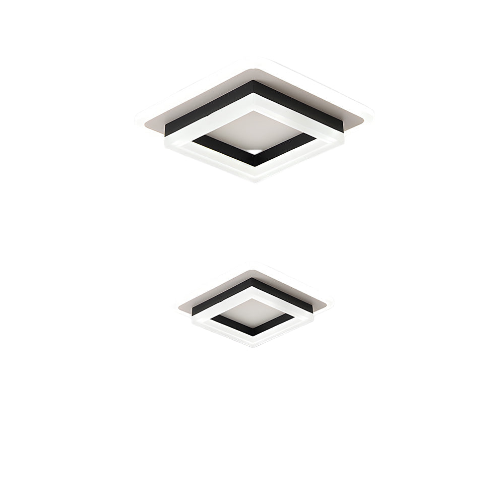 Slanke Moderne Vierkante LED Plafondlamp – Minimalistische Binnenverlichting
