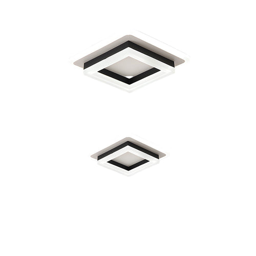 Slanke Moderne Vierkante LED Plafondlamp – Minimalistische Binnenverlichting