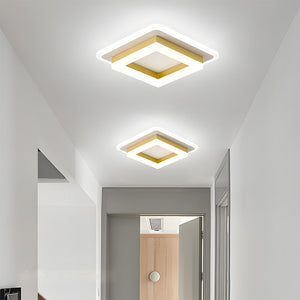 Slanke Moderne Vierkante LED Plafondlamp – Minimalistische Binnenverlichting