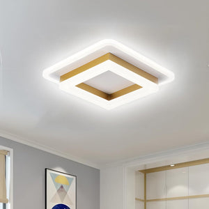 Slanke Moderne Vierkante LED Plafondlamp – Minimalistische Binnenverlichting