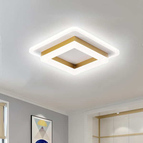 Slanke Moderne Vierkante LED Plafondlamp – Minimalistische Binnenverlichting