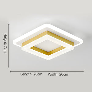 Slanke Moderne Vierkante LED Plafondlamp – Minimalistische Binnenverlichting