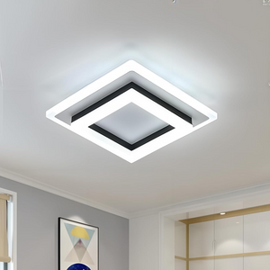Slanke Moderne Vierkante LED Plafondlamp – Minimalistische Binnenverlichting