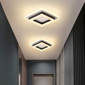Slanke Moderne Vierkante LED Plafondlamp – Minimalistische Binnenverlichting