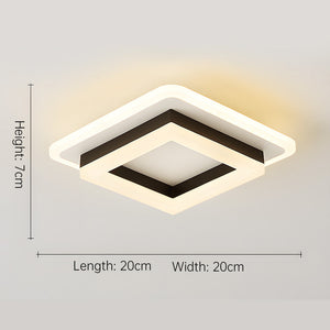 Slanke Moderne Vierkante LED Plafondlamp – Minimalistische Binnenverlichting