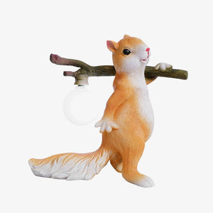 Gezellige Eekhoorn Bureau Lamp – Charmante Dierenlamp voor een Warme Sfeer