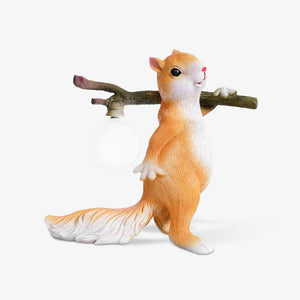 Gezellige Eekhoorn Bureau Lamp – Charmante Dierenlamp voor een Warme Sfeer