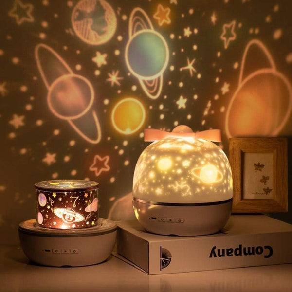 Rustgevend LED Nachtlicht met Zacht Galaxie Effect – Ontspannende Slaaplamp voor Kinderkamer & Slaapkamer