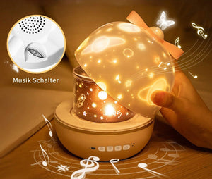 Rustgevend LED Nachtlicht met Zacht Galaxie Effect – Ontspannende Slaaplamp voor Kinderkamer & Slaapkamer