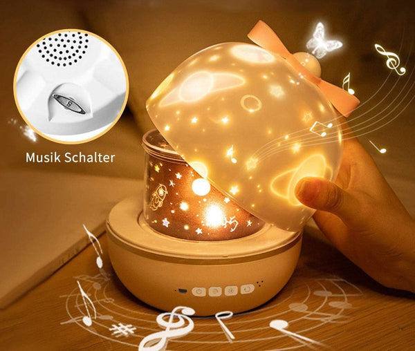 Rustgevend LED Nachtlicht met Zacht Galaxie Effect – Ontspannende Slaaplamp voor Kinderkamer & Slaapkamer