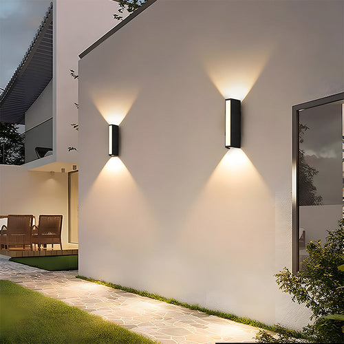 (2-Pack) Ultrabright LED Buitenmuur Lamp – Waterdicht & Energiezuinig