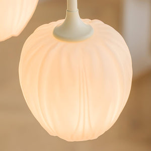 Tulpvormige Kronleuchter Hanglamp – Elegante Plafondlamp in Matcha Groen
