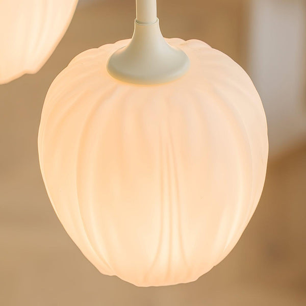 Tulpvormige Kronleuchter Hanglamp – Elegante Plafondlamp in Matcha Groen