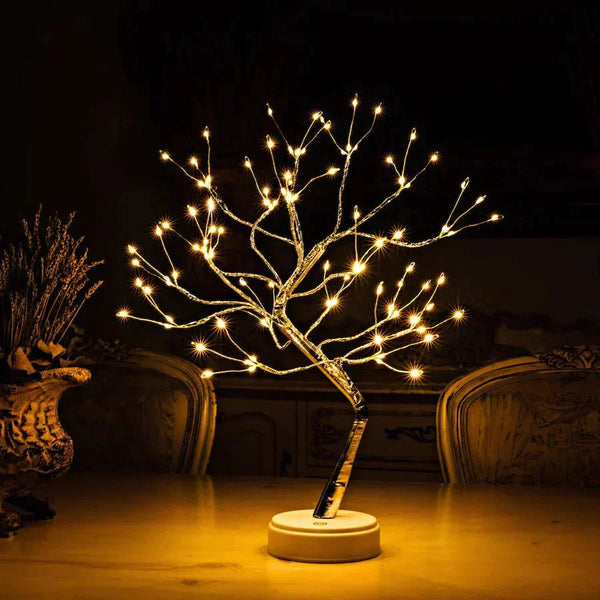 Magische Boom LED-Tafellamp – Warm Sfeerverlichting voor Gezellige Woondecoratie