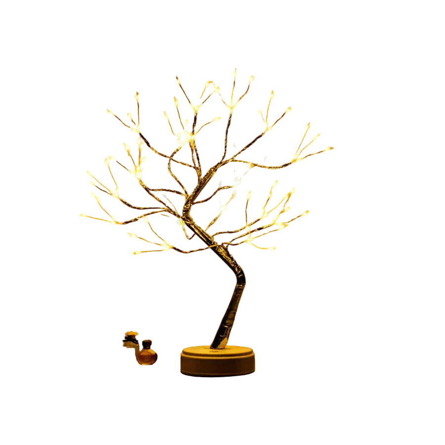 Magische Boom LED-Tafellamp – Warm Sfeerverlichting voor Gezellige Woondecoratie