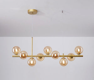 Moderne Gebogen LED Hanglamp – Stijlvolle Verlichting voor Eetkamer & Keuken