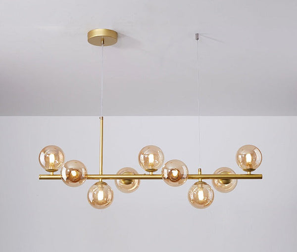 Moderne Gebogen LED Hanglamp – Stijlvolle Verlichting voor Eetkamer & Keuken
