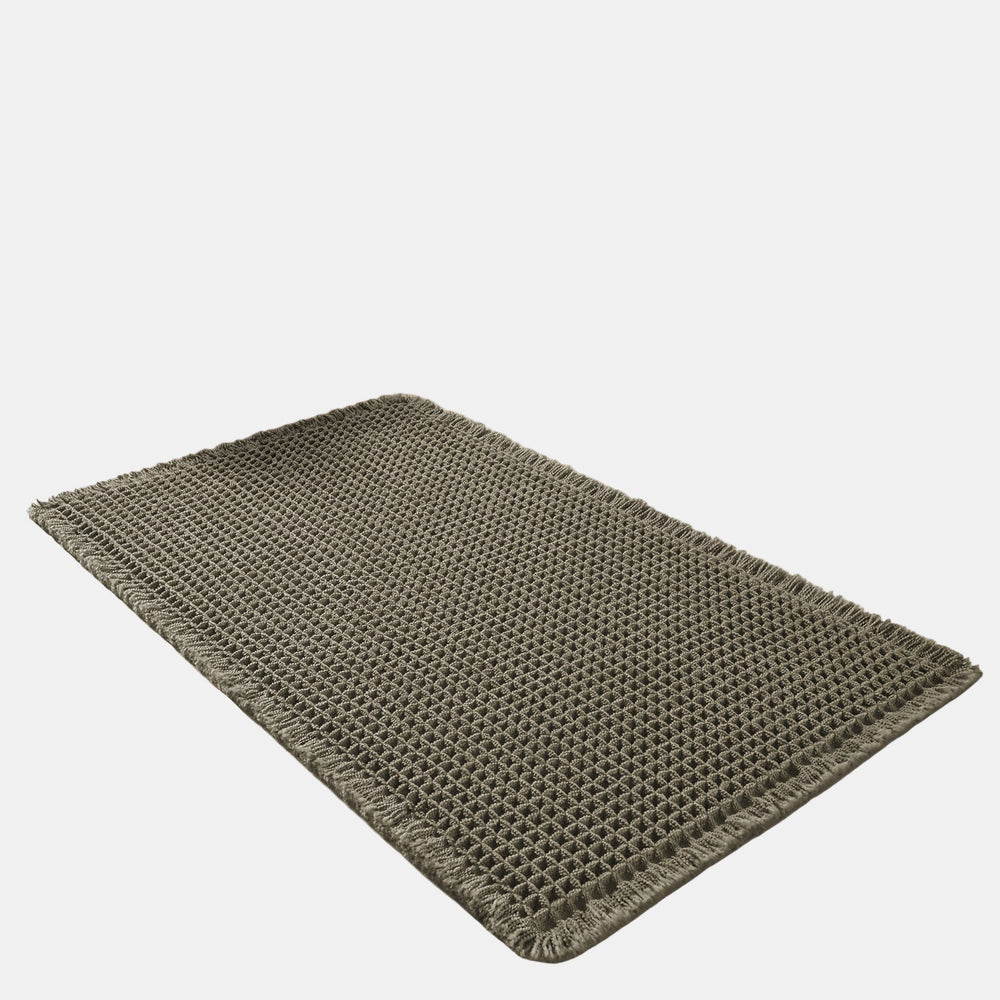 Ultra-absorberende Badmat met Antislip Rug Stijlvol Wafel Design