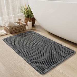 Ultra-absorberende Badmat met Antislip Rug Stijlvol Wafel Design