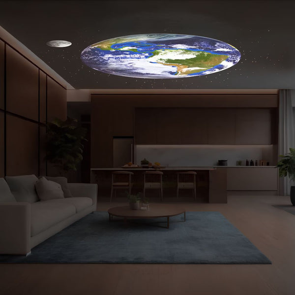 MoonBeam Projectielamp – Magisch Maan- & Zonsondergang Licht voor Slaapkamer, Woonkamer en Ontspannen Ruimtes