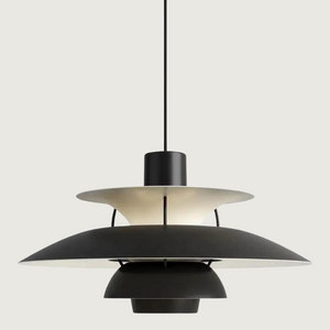 Moderne Industriële Hanglamp met Gelaagd Ontwerp – Scandinavische Plafondlamp