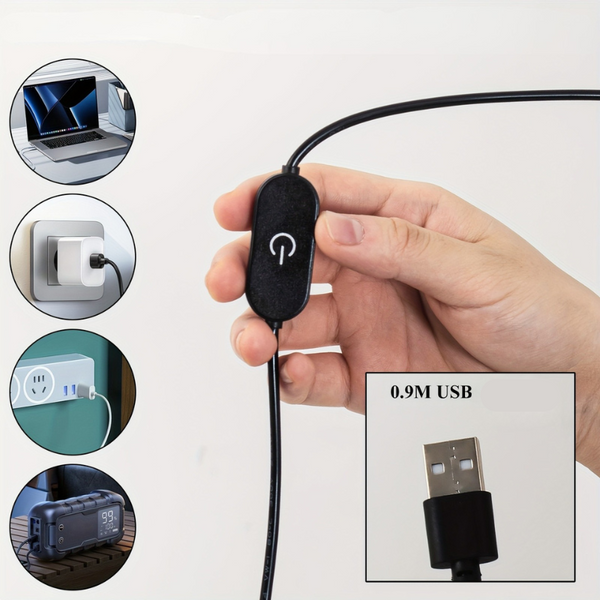 Verstelbare USB Zwanenhals Tafellamp – Dimbaar LED Licht voor Gezellige Interieurs
