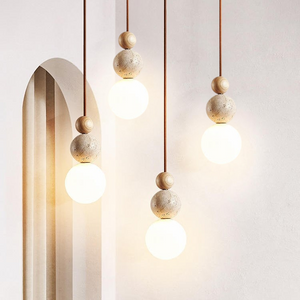 Minimalistische Gevormde Pendellamp – Warm Sfeerverlichting voor Eet- en Woonruimtes