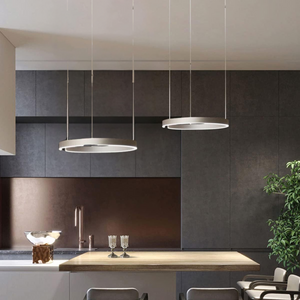 Moderne LED Plafondlamp Zwart – Ronde Metalen Lamp 40/60/80 cm