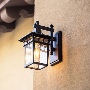 Elegante Zwarte Buitenwandlamp Alessio – Moderne Tuin- & Terrasverlichting