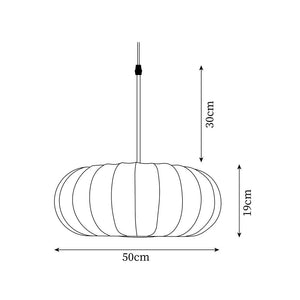 Japandi Hanglamp – Minimalistische Sfeerverlichting voor Woonruimtes